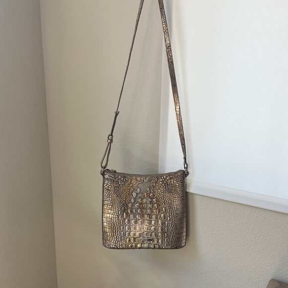 Brahmin Gold Crossbody Bag - Picture 1 of 12